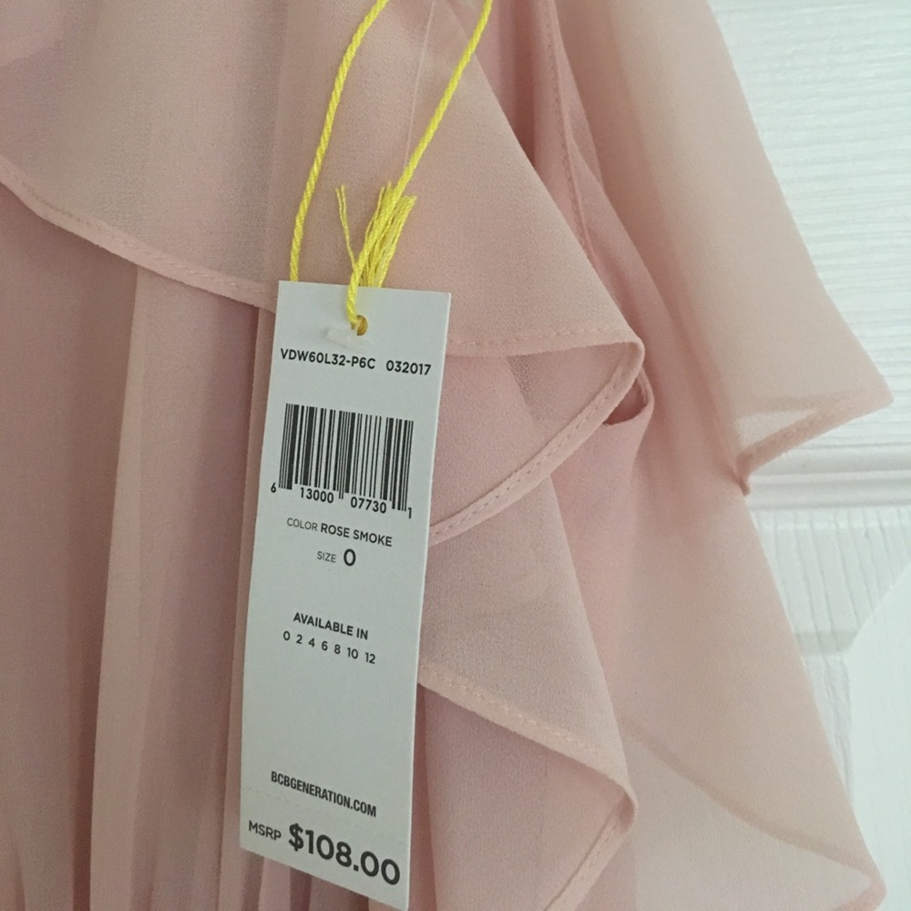 NWT BCBGENERATION Ruffle Maxi Dress - Picture 8 of 8